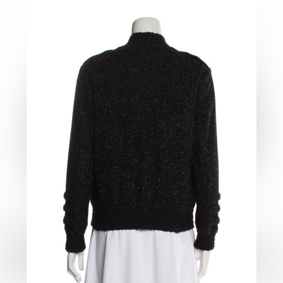 Saint Laurent Bomber Jacket | Black & Metallic | Size M - Picture 3 of 3